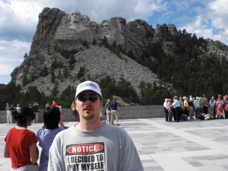 Andrew at Mt. Rushmore