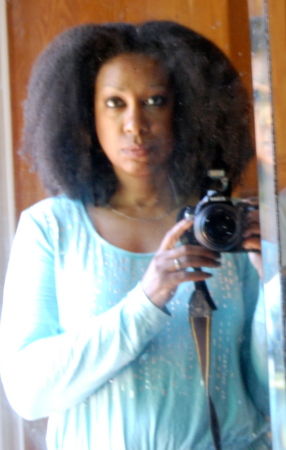 Selfie length check Natural hair.