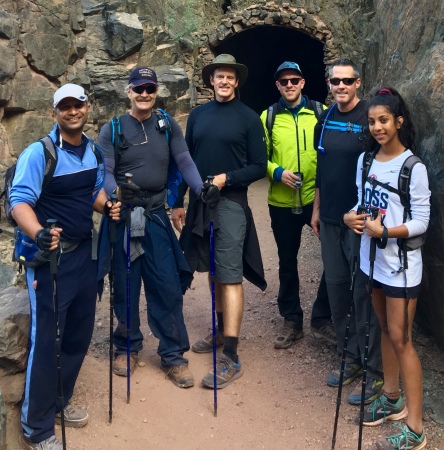 Hiking the Grand Canyon, Nov 4th, 2018