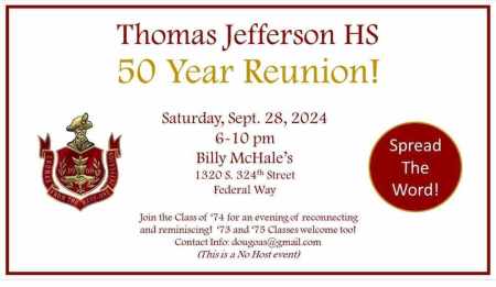 Thomas Jefferson High School '74's 50th Reunion