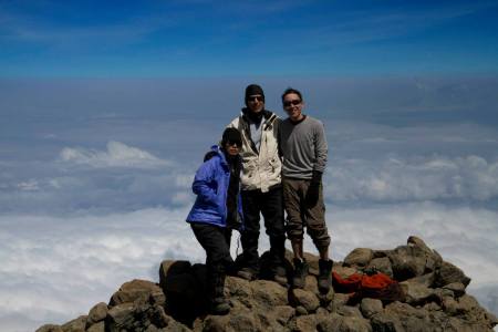 Kilimanjaro with daughter & son