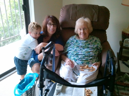 My mother, Charlie, and me Aug. 2012