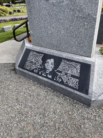 Jimi Hendrix Gravesite, Renton WA