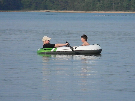 Geoffrey and Jeramy, Lake Lanier, GA 2012