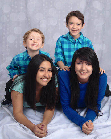 Our children:Erika, Carolina, Robby, and James