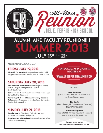 Ferris All-Class/School Reunion July 2013