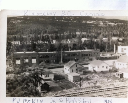 P J McKim Jr Sr High School 1956,Kimberley BC