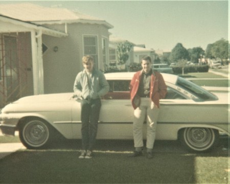 With Dennis Thorn and my High School Car