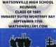 Watsonville High School Reunion reunion event on Sep 17, 2022 image