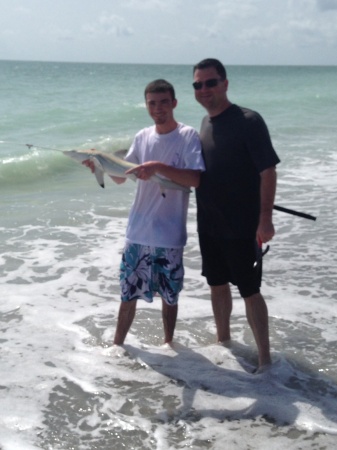 Josh & Dad fishing