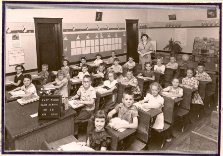 East Paris Elementary 3rd Grade, Apr 1953