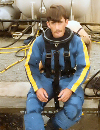 Me at EOD Diver training, Indian Head, MD 1981