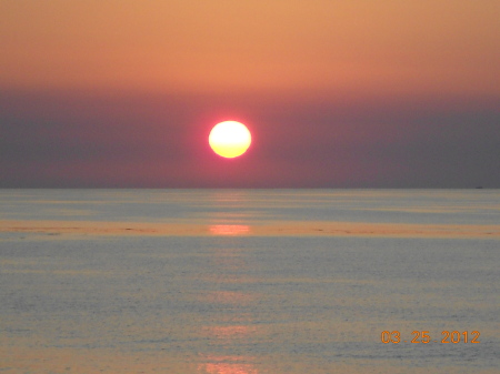 What a Sunset, Somewhere in the Gulf of Mexico