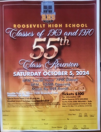 Roosevelt High School Reunion