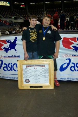 Justin and my Illinois State Champ