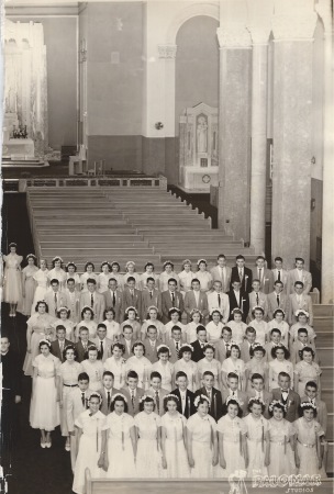 Little Flower Graduation Photo 1954