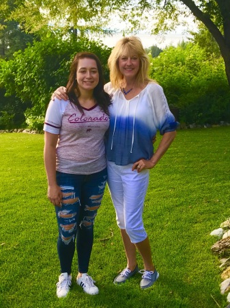My daughter Leah and me last summer. chosen!