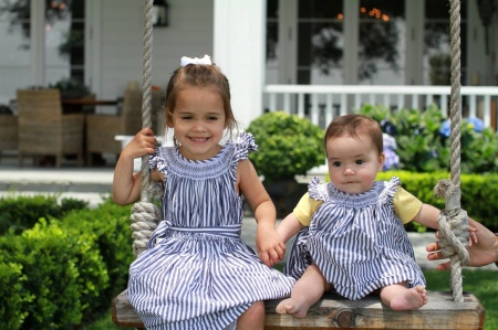 Granddaughters at Uncle Rob's