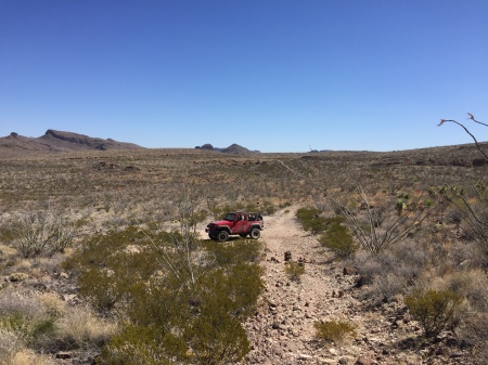 Off road in Big Bend