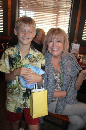 Grandnephew & I for his birthday!  