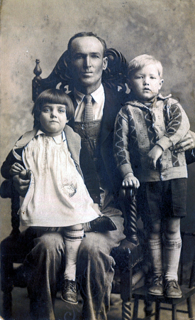 aunt Blanche Grandpa and Dad 1926