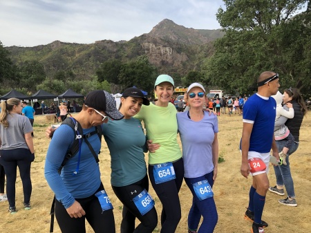 5k run Malibu with the ladies 