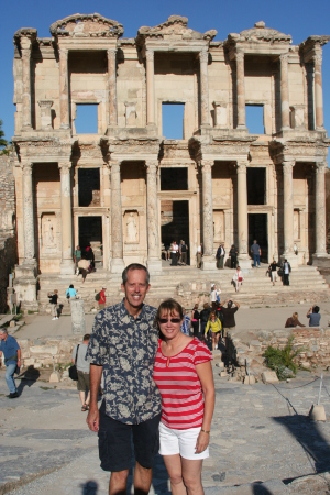 The library of Celsus at Ephesus