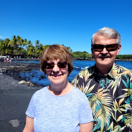 April 2022 at Punaluʻu Black Sand Beach, Maui