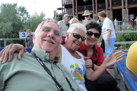 Jet boat trip with Jim, Georgette and Don