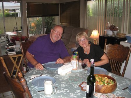 My husband John and his sister Carol