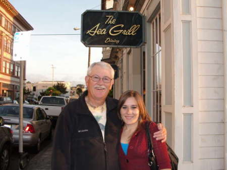 Ron with Brittany, Grand Daughter!