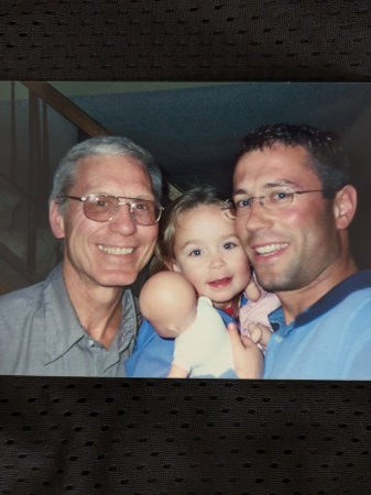 My son Casey and granddaughter (2005)