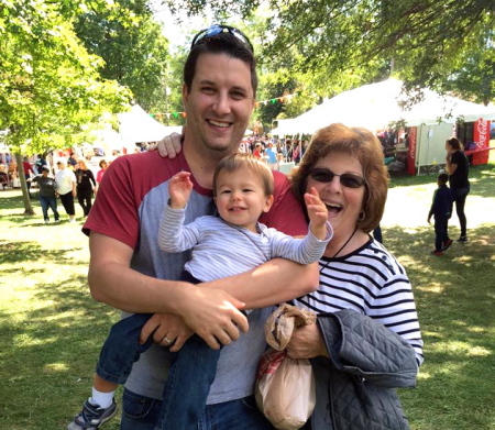 Visit to the Italian Festival with two of my favorite guys!