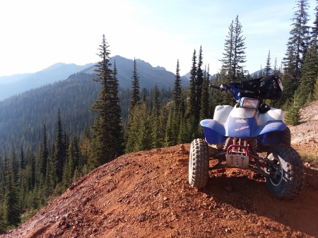 Around 6,500 ft. On Gold Mine tailings