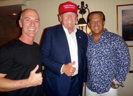 Ricks boss of 26 yrs (lft) w/  President Trump