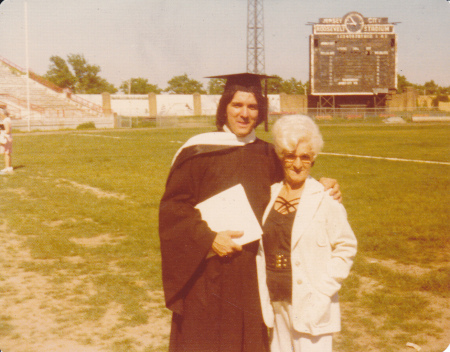 Me and mom at NJCU graduation