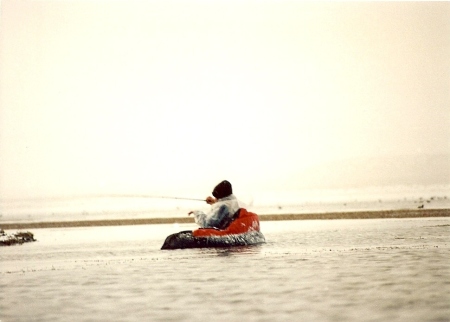 Crowley Lake, Ice Fishing Float Tube