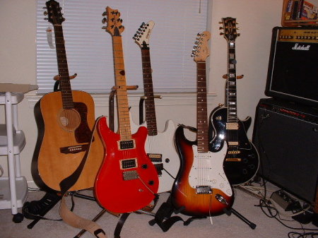 Home guitars and amps