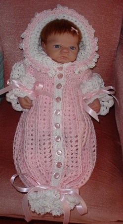 Crocheted Baby Bunting