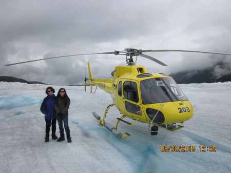 Mendenhall glacier Juneau Alaska