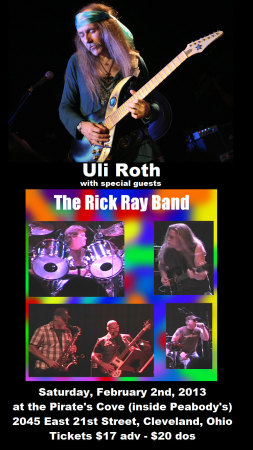 Rick Ray Band opening for Uli Roth