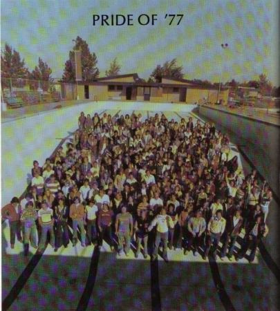 Class of 77 at start of senior year - Sept 76