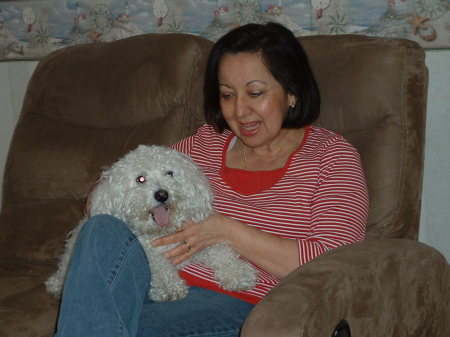 My Sweetheart - and Copo our dog