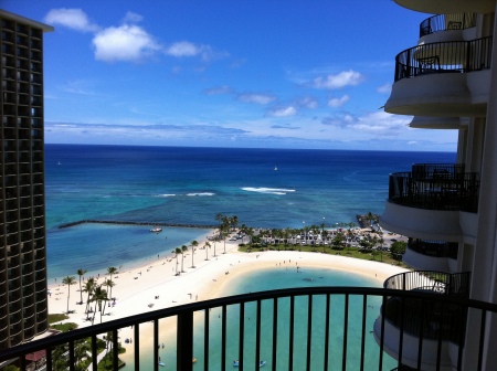 From the condo in Hawaii