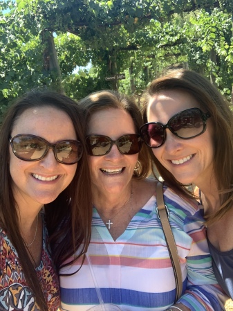 Linda and our two daughters—Erica and Melissa 