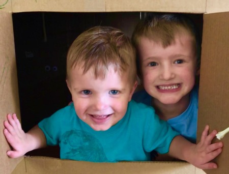 Grandsons: Cooper and Cayson Kurkowski