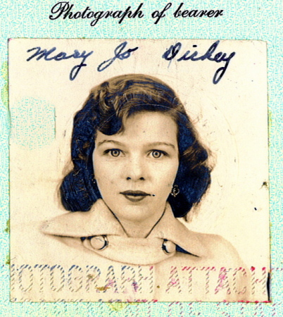 Mom's passport picture