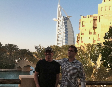 me and sonny boy in Dubai UAE 2012