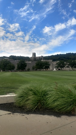 West point plain and chapel in distance 2017