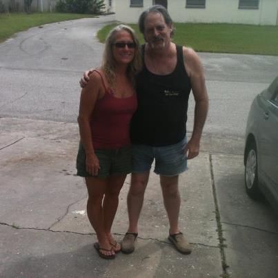 Me and Sharon - My front yard, 9-24-12